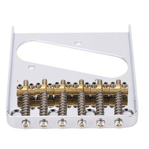 Puente de <span class=keywords><strong>guitarra</strong></span> de 54 mm con selletas de latón, puente metálico de 6 cuerdas de repuesto para guitarras eléctricas <span class=keywords><strong>Telecaster</strong></span> - Product Image 2