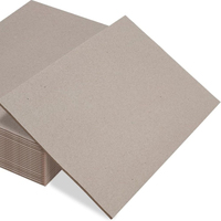 Carton gris 100% pâte recyclée, haute rigidité, écologique, pour boîte pliable et conception de structure d'emballage