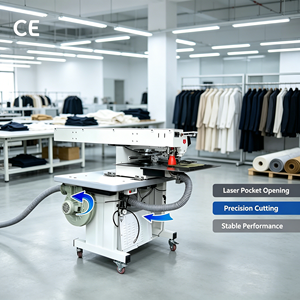 Factory Sale Laser Sewing Machine Industrial Automatic <b>Pocket</b> Welting Sewing Machine - Product Image 1