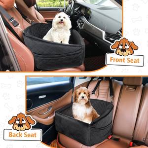 Abnehmbarer und wasch barer Haustier autos itz für Hunde Reise hunde bett mit dickem Memory-Schaum - Product Image 2