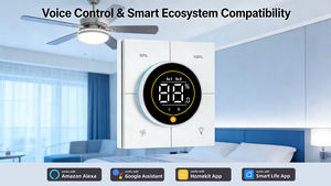 Interrupteur universel pour ventilateur de plafond 110-250V AC 50/60Hz avec commande rotative à bouton pour hôtel, bureau, automatisation intelligente - Product Image 4