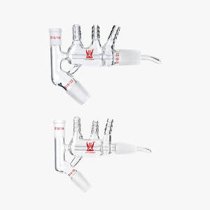 Adaptador <span class=keywords><strong>de</strong></span> Cabezal <span class=keywords><strong>de</strong></span> Destilación Microescala <span class=keywords><strong>de</strong></span> Vidrio Borosilicato <span class=keywords><strong>de</strong></span> Alta Precisión, Transparente y Personalizable, con Recubrimiento <span class=keywords><strong>de</strong></span> Vidrio - Product Image 2