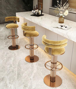 <span class=keywords><strong>Tabouret</strong></span> de <span class=keywords><strong>Bar</strong></span> Vintage Aviateur en Cuir Marron Pieds Dorés Bouton Pivotant Siège Petit Déjeuner Chaises de <span class=keywords><strong>Bar</strong></span> Boucle Champagne <span class=keywords><strong>Tabouret</strong></span> de <span class=keywords><strong>Bar</strong></span> en Liège - Product Image 1