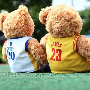 Peluche en peluche en forme <span class=keywords><strong>de</strong></span> ballon <span class=keywords><strong>de</strong></span> <span class=keywords><strong>basket</strong></span>, ours en peluche, jouets, numéros <span class=keywords><strong>de</strong></span> maillot personnalisés, ours en peluche <span class=keywords><strong>NBA</strong></span>, jouets en peluche - Product Image 2