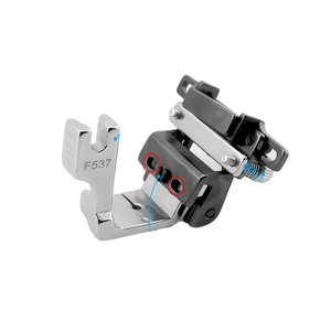 Pied presseur élastique réglable industriel, robuste, entièrement en acier, largeur 0-50 mm pour la couture de sangles et de bandes sur les machines Juki/<span class=keywords><strong>Brother</strong></span> - Product Image 1