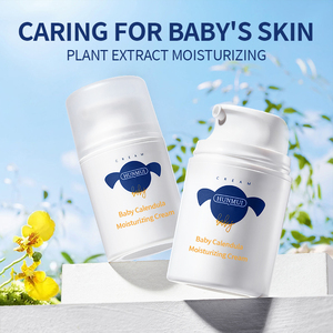 HUNMUI Baby <span class=keywords><strong>Calendula</strong></span> <span class=keywords><strong>crema</strong></span> idratante Stock di fabbrica organico delicato per la cura della pelle Anti-secchezza lenitivo per il viso e il corpo del bambino <span class=keywords><strong>crema</strong></span> - Product Image 3