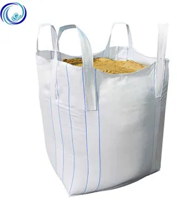 Polypropylene Rubble 1 Ton 1.5 Ton 2 Ton 1000KG Fibc PP 1500kg Bulk FIBC Bag Big Bags For Lime Fertilizer Seeds Grain Corn