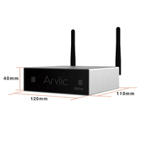 A50 Mini Ev WiFi'si ve 4.2 Alıcılı HiFi Güçlü Stereo Sınıf D Dijital Çoklu Oda Ağ Ses Amplifikatörü, USB ile 30-160W
