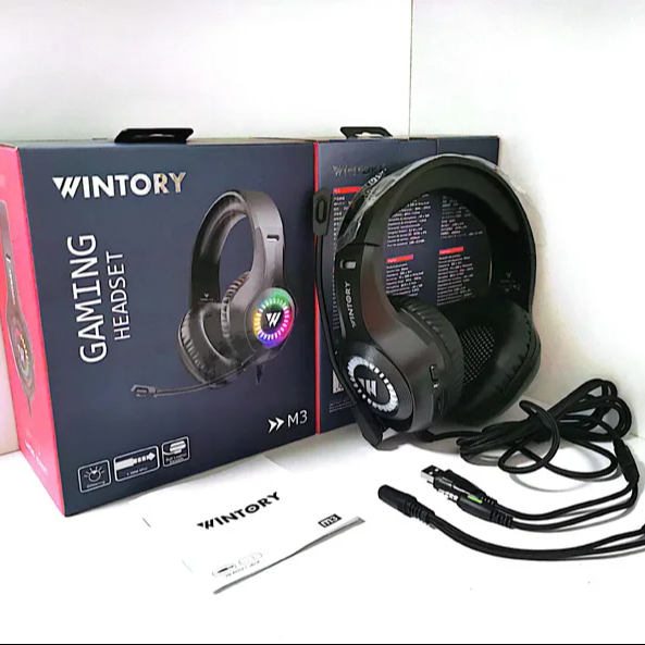 For Computer Gamer Gaming Headset Custom Over Ear Wired 3.5mm USB New Model RGB Light for PC PS5 PS4 Game Headset Earphone Wit