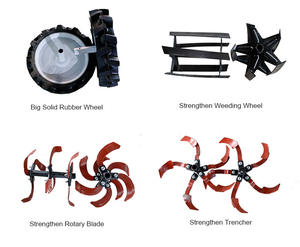 محراث صغير بقوة 7 حصان ، آلة حرث كهربائية مع ملحقات ، سعر محراث زراعي يعمل بالبنزين والديزل لكينيا - Product Image 5