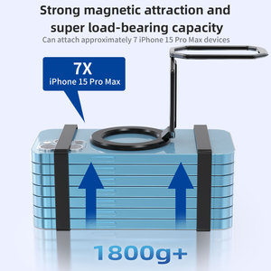 Nouvelle arrivée support de bague de doigt de <span class=keywords><strong>téléphone</strong></span> portable en métal vente en gros support de bureau à sangle magnétique flexible pratique pour une utilisation de bureau - Product Image 5