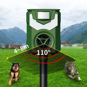2025 vente chaude en plein air solaire Animal répulsif ultrasonique étanche chien sauvage <span class=keywords><strong>chat</strong></span> repousser dispositif jardin ferme cour Animal répulsif - Product Image 4