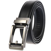 Ceinture automatique en cuir de vachette pour hommes, boucle en alliage de haute qualité, imperméable, respirante, tailles et couleurs personnalisables, durable