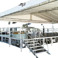 Kit d'arche en aluminium 11,2 pieds de largeur 10,5 pieds de hauteur Système d'éclairage DJ portable