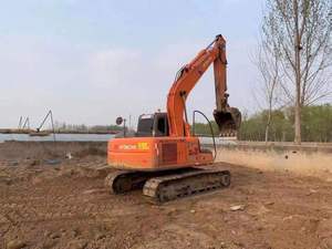 Excavatrice sur pneus d'occasion à bas prix, Hitachi ZX130H d'origine, modèle ZX130H-5A avec système hydraulique, en stock - Product Image 2