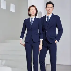 Hot Selling 2 Pieces Business Suit Sets Office Lady Work Wear Women Formal Suits Blazer Pants Set