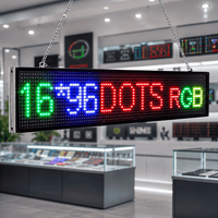 Panneau d'affichage LED programmable en gros, multicolore, pour les magasins de détail, les bars, les restaurants et les bureaux