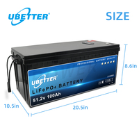 Batterie au lithium LiFePO4 48V 100AH avec BMS, étanche IP65, pour maison, extérieur, camping, banque d'alimentation portable, 4000 cycles, stock UE