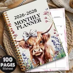 Agenda 2026, Planificador <span class=keywords><strong>de</strong></span> <span class=keywords><strong>Tres</strong></span> Años, Cuaderno A5 con Espiral, Planificación Semanal - Product Image 3