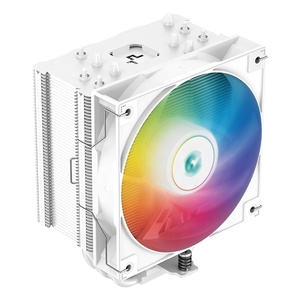 Radiateur CPU DeepCool AG400 V5 WH ARGB 4 caloducs pour processeurs Intel et AMD, refroidisseur d'air avec ventilateur 12 cm et éclairage ARGB, vente flash Intel L - Product Image 1