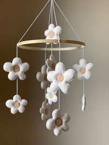 Recién Nacido suave canción <span class=keywords><strong>de</strong></span> <span class=keywords><strong>cuna</strong></span> colgante Boho floral Margarita Rosa juguete hecho a mano bebé <span class=keywords><strong>cuna</strong></span> móvil <span class=keywords><strong>para</strong></span> bebés niñas - Product Image 5