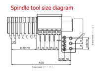 Tour à métaux suisse à broche électrique TD265 (type à outils multiples horizontaux)