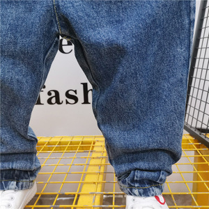 Jeans de Mezclilla de Alta Calidad para Niños, Diseño Sólido y a la Moda - Product Image 3