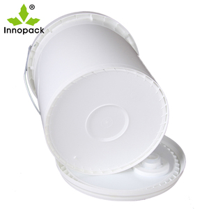 Seau en plastique de qualité alimentaire personnalisé de <span class=keywords><strong>20</strong></span> litres, bidon de 5 gallons, grand seau avec couvercle pour peinture, huile lubrifiante, pétrole - Product Image 6