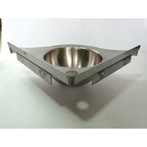 Évier en acier inoxydable de luxe 405*405*130 mm GR-597, design pliable pour camping-cars et yachts - Product Image 4