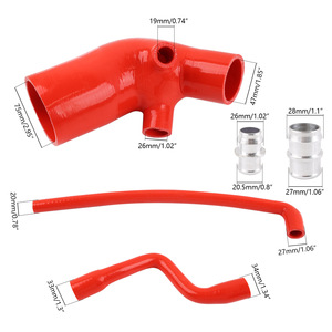 Kit de colector de admisión de silicona para turbocompresor para BMW F20 F30 F35 116i 118i Rojo - Product Image 5