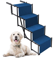 Rampe pliable pour chien, marches pliables pour animaux de compagnie, marches légères et portables pour chien, escaliers pliables pour chien pour voitures et camions