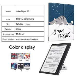 Funda Protectora de TPU+PU con Diseño Pintado para Tablet <span class=keywords><strong>Kobo</strong></span> <span class=keywords><strong>Elipsa</strong></span> <span class=keywords><strong>2E</strong></span> de 10.3 Pulgadas - Product Image 6