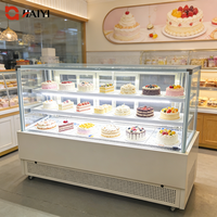 Vitrine réfrigérée commerciale de comptoir pour gâteaux, présentoir pour Tiramisu