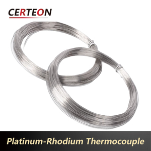 เซนเซอร์ท่อคอรันดัม 1600℃ สำหรับเตาเผาแบบมัฟเฟิลในห้องแล็บ ลวดแพลทินัมโรเดียม 0.1 มม. ชนิด <span class=keywords><strong>S</strong></span> เทอร์โมคัปเปิล - Product Image 4