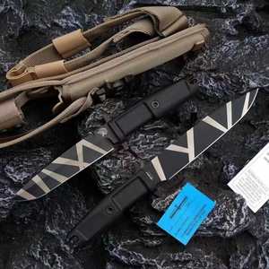 Funda de Cuchillo Táctico Personalizable de Alta Calidad para Bricolaje, Acero Inoxidable, Punta Caída, Mango de Plástico, para Instructores de Actividades al Aire Libre, OEM - Product Image 3