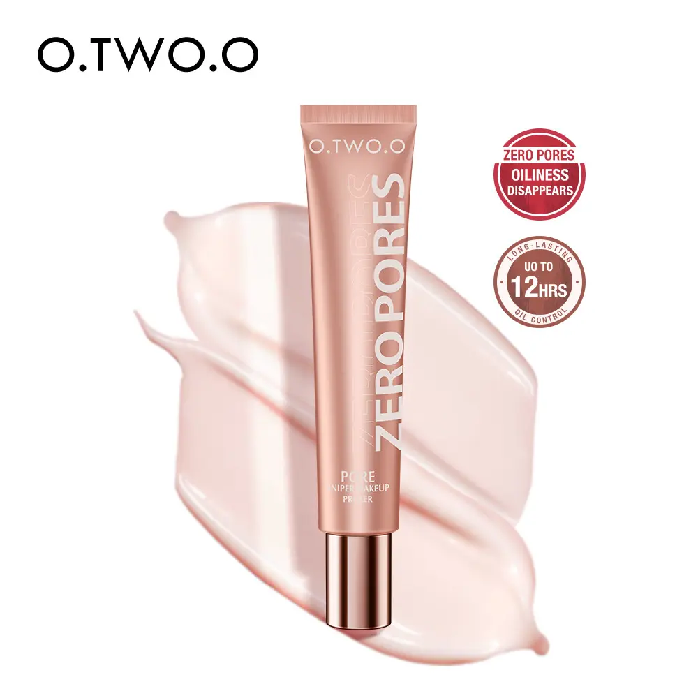 Private Label O.TWO.O Oil-free Makeup Primer Concealer Foundation Base Makeup Liquid Pressed Foundation Cream Powder