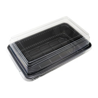 Boîte en plastique pour pâtisserie, carrée, gâteau, pain, emballage des aliments, livraison gratuite, en stock