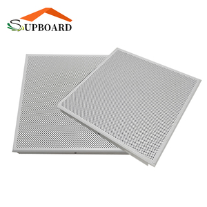 Fuerte capacidad antioxidante Techo suspendido de aluminio 60*60Cm Hoja decorativa - Product Image 1