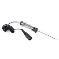 Probador de Circuitos Automotrices 3V-30V DC con Pantalla Digital y Sonda para Pruebas de Batería y Sistema Eléctrico