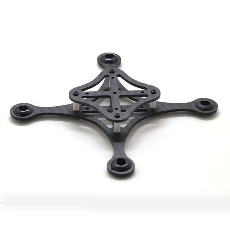 Рамка для дрона 120 мм, мини-колесная база, щетка из углеродного волокна, четырехосевая полая рамка для чашки летательного аппарата
