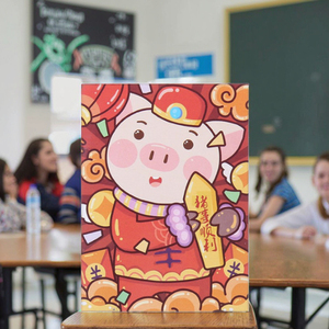 Mini Kraft kağıt baskılı renkli günlükleri dizüstü bilgisayar kullanımı rahat öğrenciler için - Product Image 4