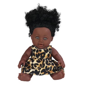 China fabricante 30cm negro bebé muñecas impermeable realista cuerpo completo silicona bebé muñecas moda muñeca juguete - Product Image 4