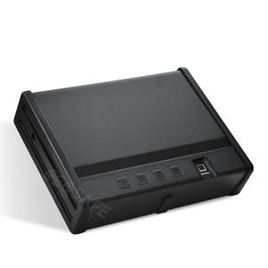 CEQSAFE Coffre-fort numérique biométrique compact et résistant pour armes de poing avec port d'alimentation d'urgence Type C - Product Image 5