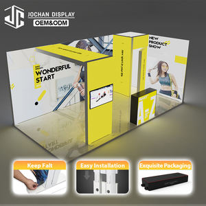 Stand de Exhibición Portátil y Móvil con Caja de Luz LED Modular de Tela SEG de 10x10, 10x20 y 8x10 para Exposiciones y Ferias - Product Image 1