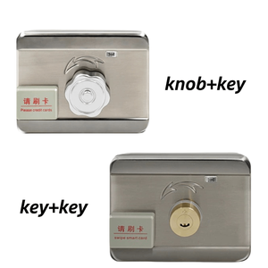 Smart <strong>Keyless</strong> <strong>Entry</strong> RFID Door <strong>Lock</strong> Electric Wood Iron <strong>Gates</strong> Polished Aluminum Alloy Finish Battery Operated Intelligent RIM <strong>Lock</strong> - Product Image 2