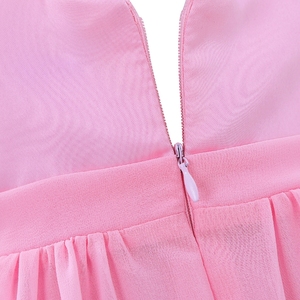 Vestido de Niña para Verano, Diseño Moderno, de Gasa con Flores, para Fiesta, Boda, Dama de Honor, Cumpleaños, Princesa, Tallas 4-14 - Product Image 4