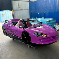 Bateau à réaction à fibre de verre de 4,98 m/16,3 pi, bateau rapide à jet d'eau pour parcs d'attractions et divertissements aquatiques en famille