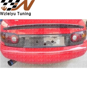 Matrícula de maletero trasero de fibra de carbono estilo E de alta calidad apta para Mazda Miata <span class=keywords><strong>MX5</strong></span> <span class=keywords><strong>NA</strong></span> montaje de lujo - Product Image 4
