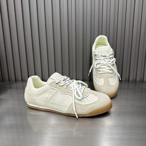 2026 New Original Design Leather Mesh Patchwork Trendy Casual Shoes - Anti-slip and Comfortable Walking Shoes - Product Image 4