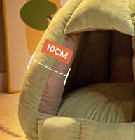 Lit pour chat et chien en forme de melon, pliable, luxueux, pour l'hiver, voyage, coton doux, maison pour animaux de compagnie, nouveauté 2026